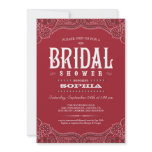 Paisley Cowgirl Bridal Shower Invitations