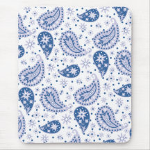 Paisley Frost Mouse Pads
