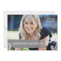Paisley, Graduation Cap Grad 2012 Photo Graduation Custom Invitations