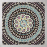 Paisley Mandala Posters