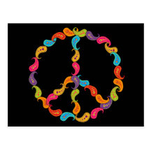 Paisley Peace Postcards