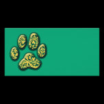 Paisley Puppy Print photo cards