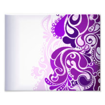 Paisley Purples Art Photo