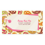 Paisley & Shopping Tag Retail Business Card