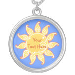 Paisley Summer Sun Necklace