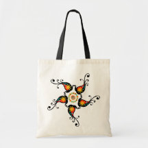Paisley Sun Tote Bag