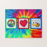 Paix, amour, abeilles puzzles
