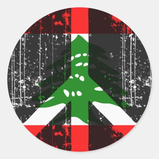 Paix au Liban Adhésif