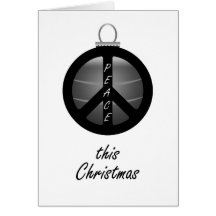 Paix ce Noël Carte De Vœux