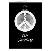 Paix ce Noël Cartes De Vœux