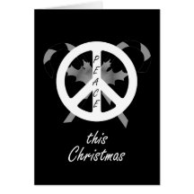 Paix ce Noël Cartes De Vœux