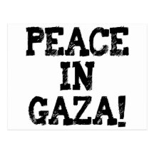 Paix dans les boutons et le T-shirts de Gaza ! Cartes Postales