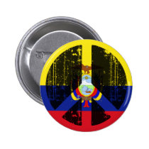 Paix en Equateur boutons publicitaires