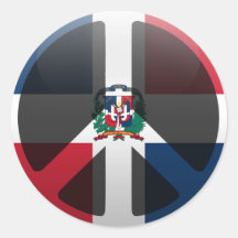 Paix en République Dominicaine Adhésif