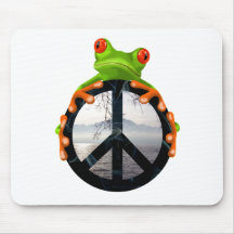 paix frog1 tapis de souris
