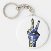 Paix Keychain Porte-clé