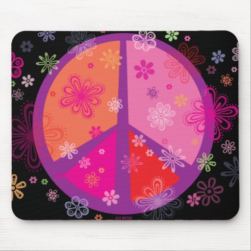 Paix MOUSEPAD de Valentine Tapis De Souris