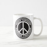 Paix par la puissance de feu supérieure mugs