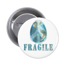 Paix sur le bouton d'oeufs de la terre pin's