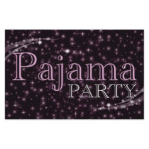 pajama party invitations : starshine