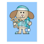 Pajama Puppy & Lovey Bunny Post Cards