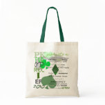 Pakistan Flood Relief - Green Recyclable Tote Tote Bags