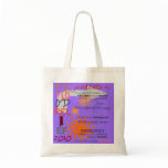 Pakistan Flood Relief - Purple Recyclable Tote Bags