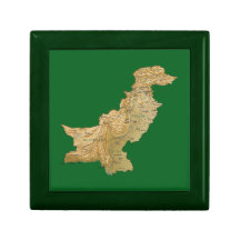 Pakistan Map Gift Box