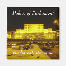 Palace of Parliament, Bucharest, Romania Fridge Magnets