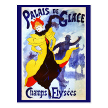 Palais de Glace, Jules Chéret Post Cards