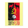 Palancas Negras Angola 2010 soccer football gifts Postcards