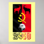 Palancas Negras Angola 2010 soccer football gifts Print