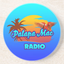 Palapa Mac Radio Coaster- Matte Finish