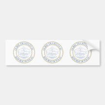 Palau Coat of Arms Bumper Sticker