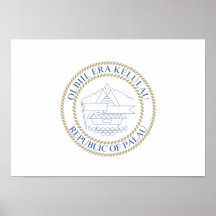 Palau Coat of Arms Poster