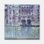 Palazzo Da Mula Venice By Claude Monet Magnets