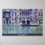 Palazzo Da Mula Venice By Claude Monet posters