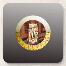 PALE ALE. BEVERAGE COASTER