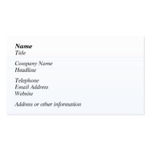 Pale Blue Simple Elegant Design. Business Cards