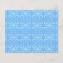 Pale Blue Swirl Pattern. Flyer
