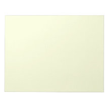 Pale Moon Glow Yellow Notepad