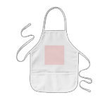 Pale Peach Pink Diagonal Stripes. Apron