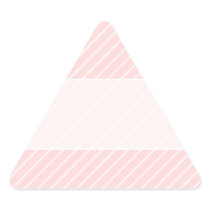 Pale Peach Pink Diagonal Stripes. Stickers