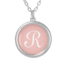 Pale Pink and cream ornate Custom Necklace