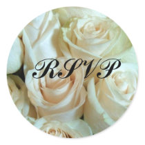Pale Pink Blush Roses Sticker