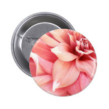 Pale Pink Dahlia Button