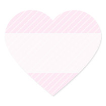 Pale pink Diagonal Stripes. Stickers