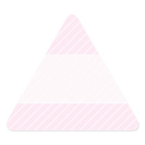 Pale pink Diagonal Stripes. Sticker
