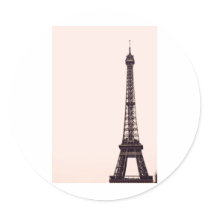 pale pink Eiffel Tower