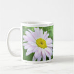 Pale Pink Painted Daisy Coffee Mugs